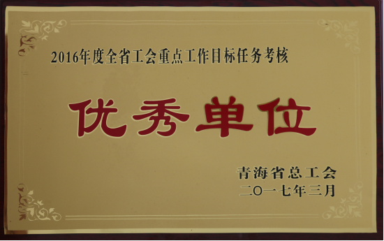 省物产集团工会再度荣获全省工会“2016年度重点工作任务考核优秀单位”